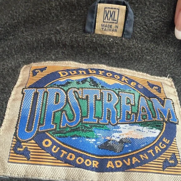 Dunbrooke NASCAR Oversized Navy Blue Windbreaker Jacket - Picture 5 of 7